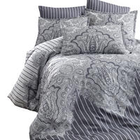 BETTWÄSCHE 6-teilig 220/240 cm LALE - Grau, Textil (220/240cm) - ROLFNERS