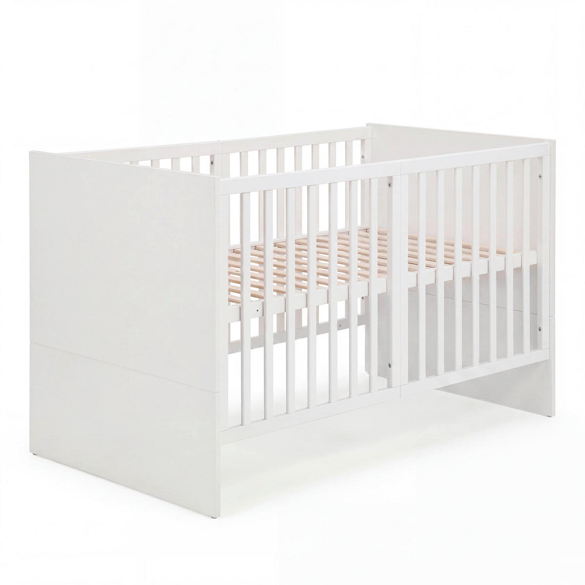 BABYBETT Lilo 70 x 140 cm - Weiß, Holzwerkstoff (70/140cm) - Roba