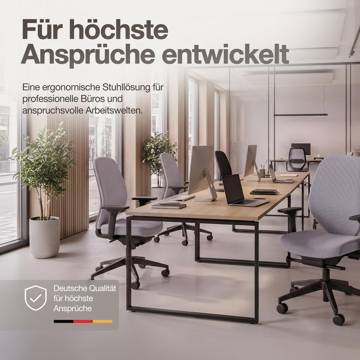 DREHSTUHL Ergonomischer Bürostuhl Atessa mit Polsterrücken in hellgrau / Keine Hellgrau Ergonomischer Polsterrücken - Hellgrau, Textil (62.5/99.8/45cm) - ASSMANN