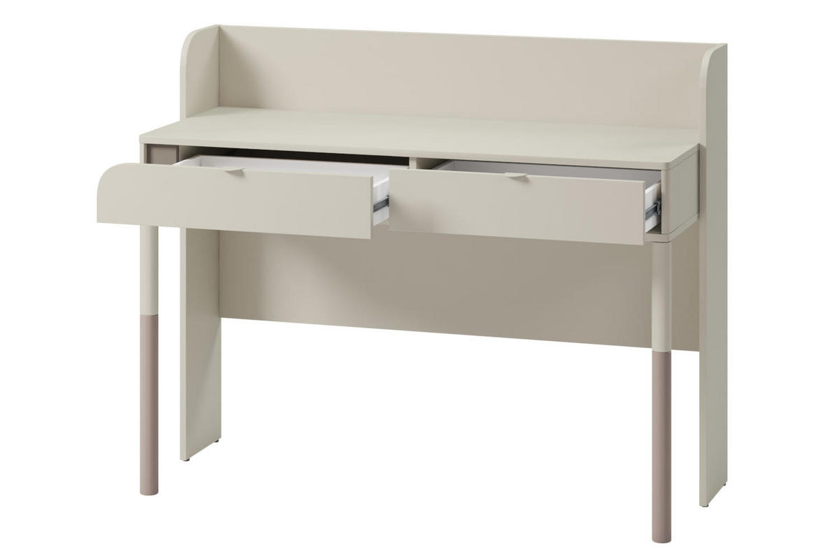 KINDERSCHREIBTISCH HARMONY 3 - Kaschmir, Holzwerkstoff (122/97/50cm) - Meblini