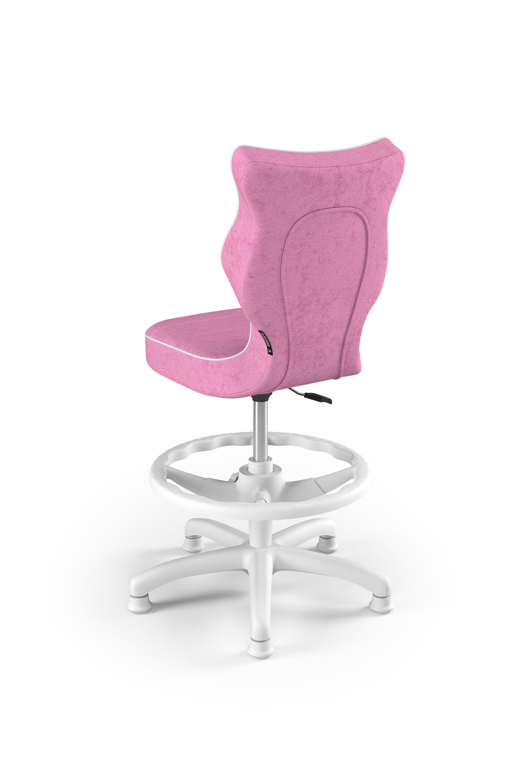 KINDERSTUHL Petit mit Fußstütze - Rosa/Weiß, Textil (66/96/66cm) - RAUMHIRSCH FURNITURE