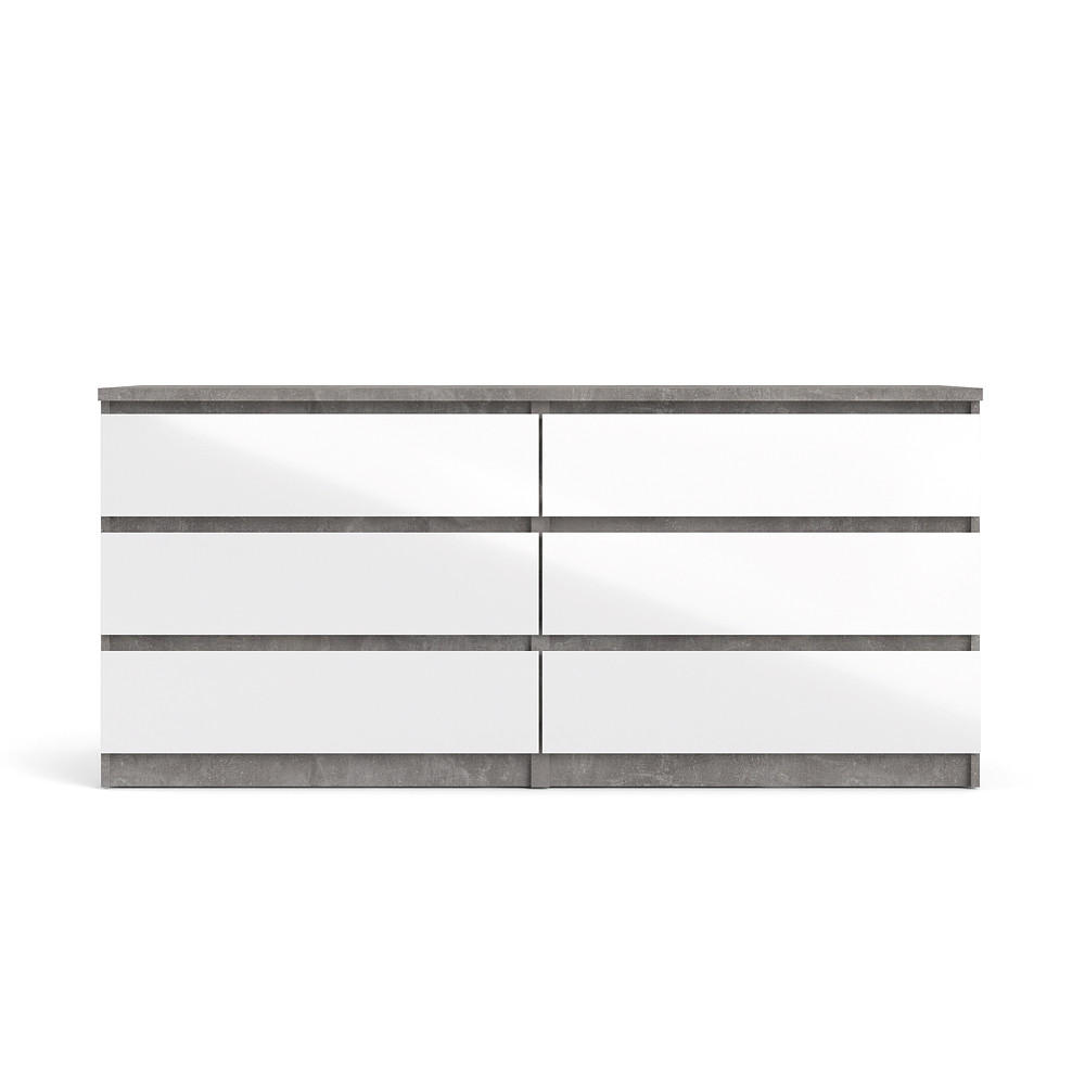 SIDEBOARD Beton Dekor - Grau, Holzwerkstoff (154/70/50cm) - ebuy24