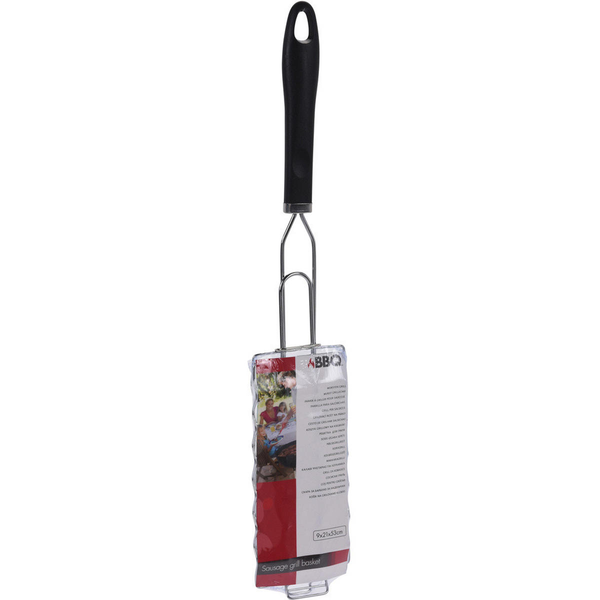 GRILLROST verchromter Stahl länglich - Silberfarben, Metall (9/53cm)