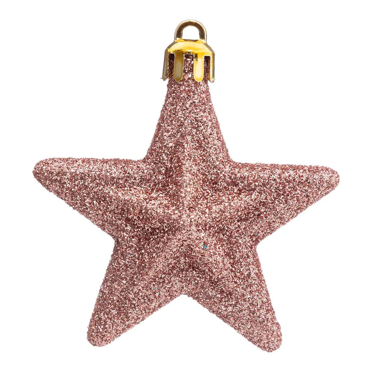 WEIHNACHTSBAUMSCHMUCK Sterne Kunststoff 6er-Set - Multicolor, Kunststoff (3/6.5/6.3cm) - Atmosphera Createur d´interieur