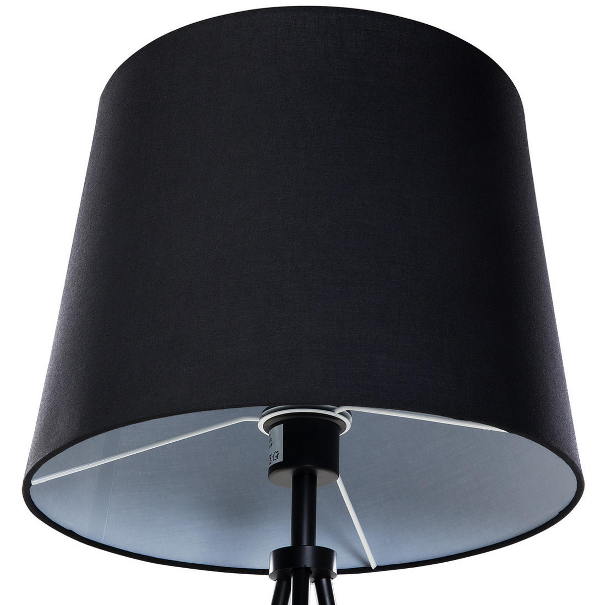 STEHLAMPE Sambra 35/35/149 cm - Schwarz, Metall (35/35/149cm) - Beliani