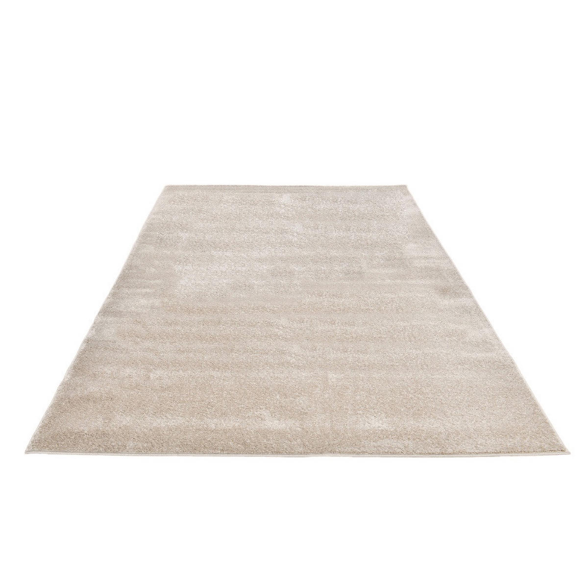 KURZFLORTEPPICH FOFI - Farbe: Beige, Größe: 200 x 140 cm - Beige, Kunststoff (140/200cm) - Home Deluxe