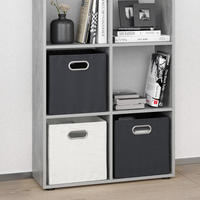 RAUMTEILER Scutum Beton 143 x 72 cm - Grau, Holzwerkstoff (143/72/29cm) - Vicco