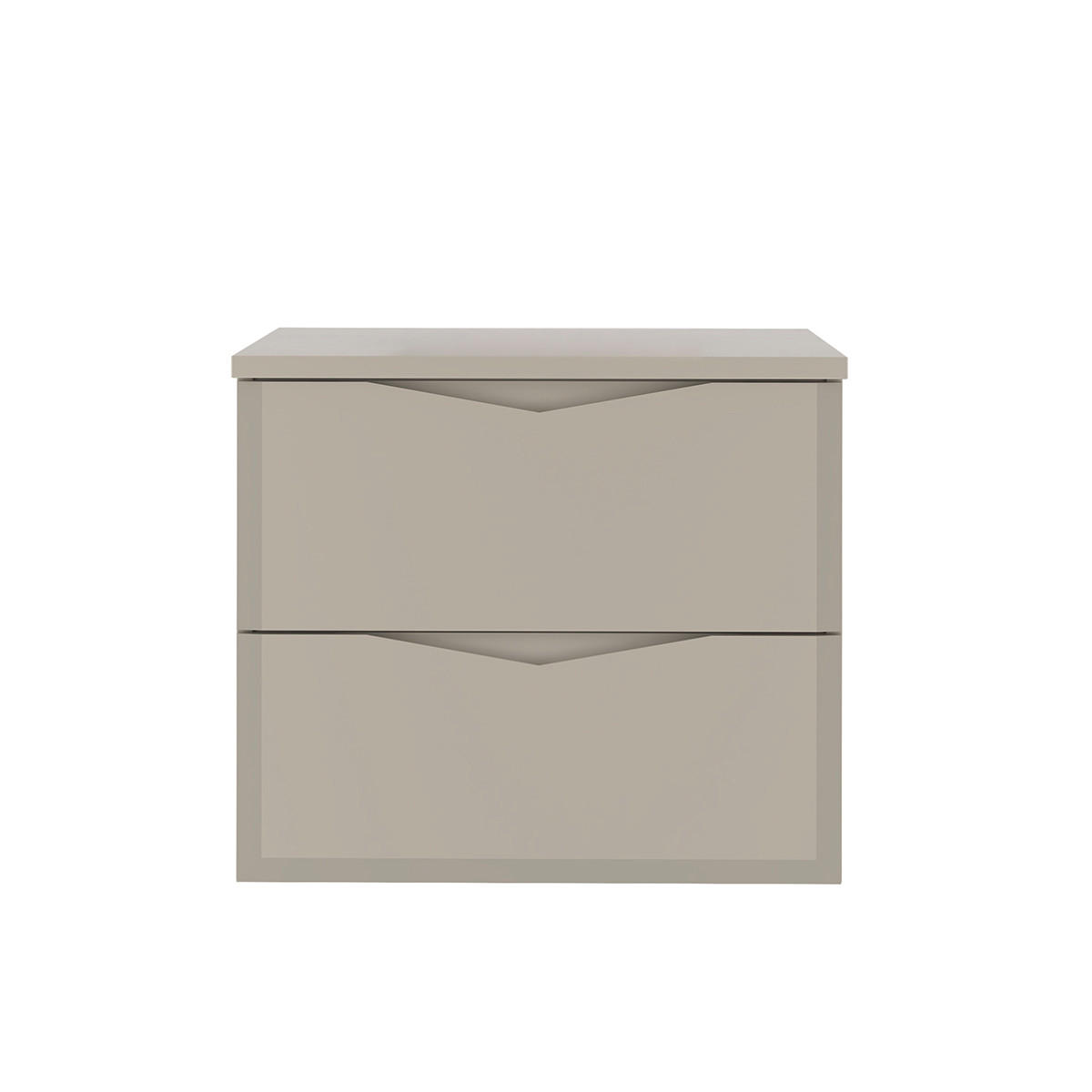 WASCHTISCHUNTERSCHRANK 60.6cm Ellie Kaschmir - Beige, Holzwerkstoff (60.6/52.2/46.5cm) - Petits-meubles