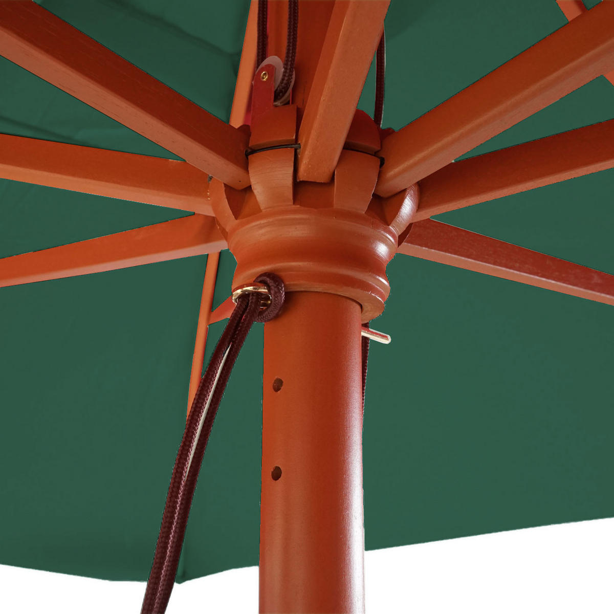 SONNENSCHIRM Grün - Grün, Holz (400/300cm) - MCW