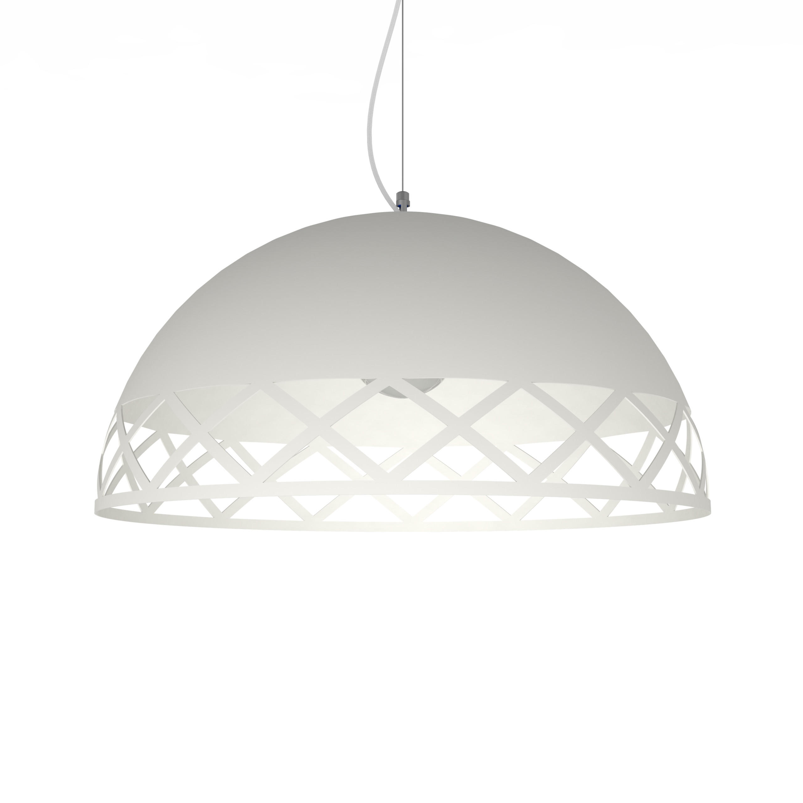 HÄNGELEUCHTE - Weiß, Metall (30/60/30cm) - Lumicom