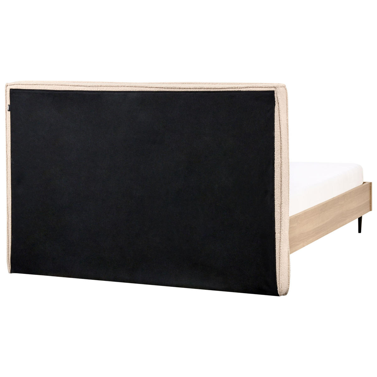 BETT mit Lattenrost 140x200 cm Beige Izernore - Beige, Textil (140/200cm) - Beliani