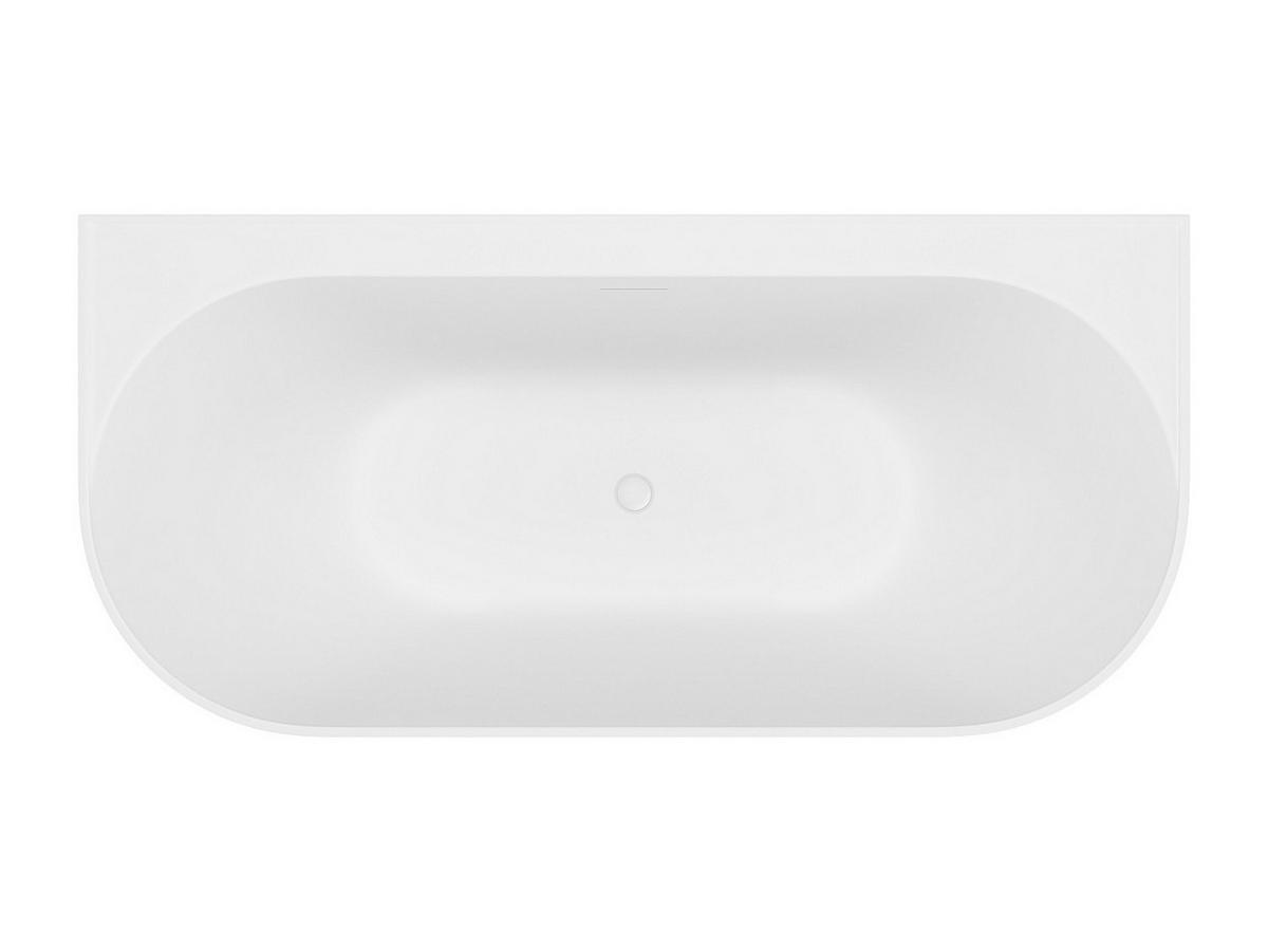 VORWANDBADEWANNE - 1 Person - Acryl - Weiß - Weiß, Kunststoff (160/57.5/75cm) - Vente-Unique