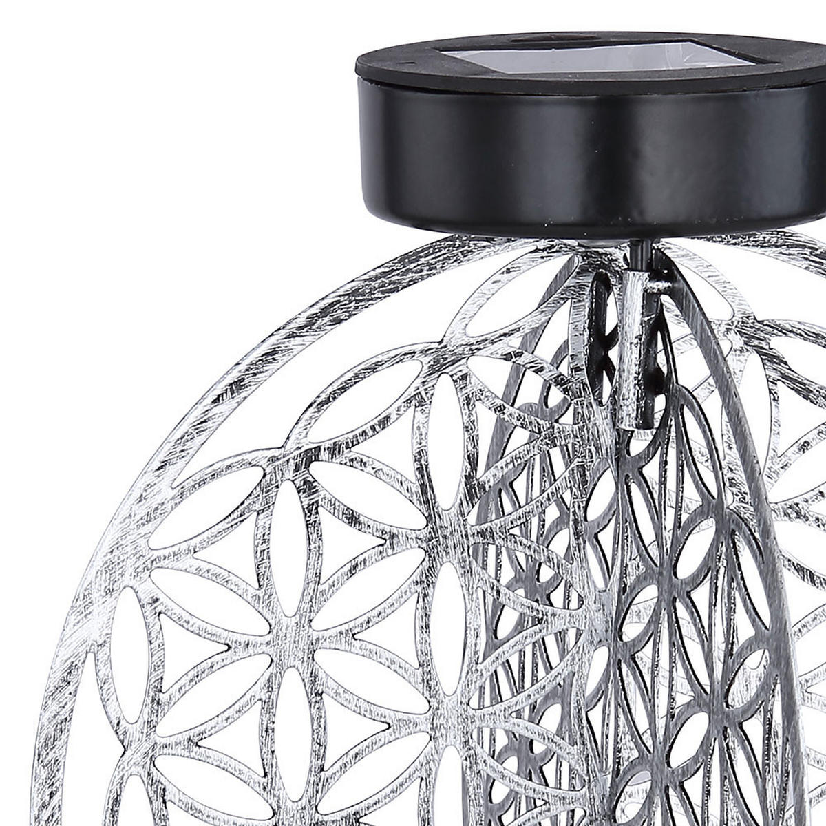 LED AUSSENLEUCHTE Metall Silber Antik - Silberfarben, Metall (20/20/31cm) - Globo Lighting