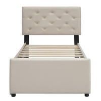 POLSTERBETT PANG-K8N4V2 90/200 cm Beige - Beige, Fell - PANGIVO