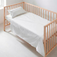 OBERLAKEN set 2 teiliges Basic Weiss 100x130 cm (Kinderbett) - Weiß, Textil (100/130cm) - Happy Friday