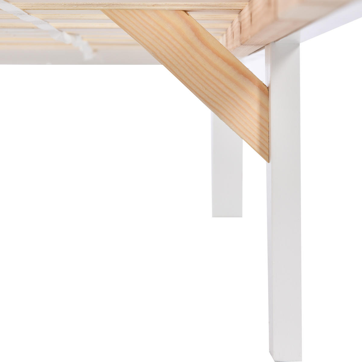HAUSBETT 200/90 cm Weiß - Weiß, Holz - Raumix