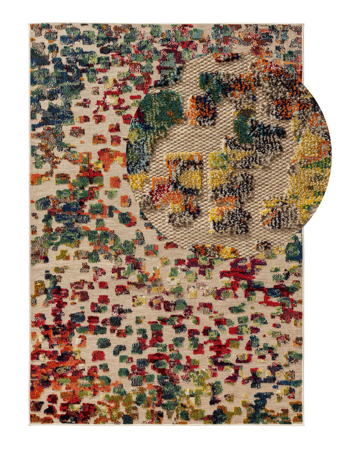 OUTDOOR-TEPPICH Noelia 120/170 cm - Multicolor, Kunststoff (120/170cm) - benuta Nest