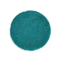 HOCHFLOR BADEMATTEN MALMÖ - Petrol, Textil (71/71cm) - WohnDirect