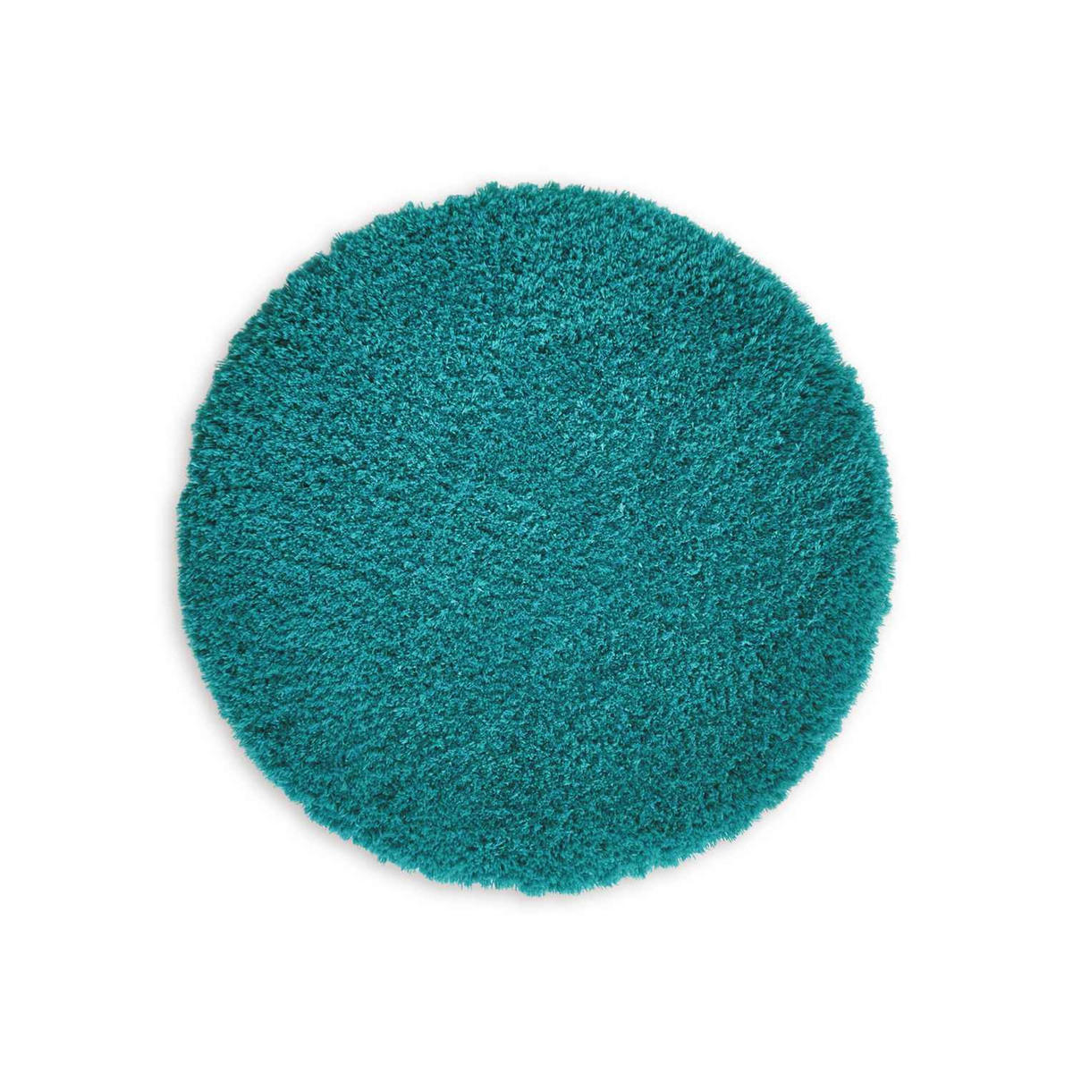 HOCHFLOR BADEMATTEN MALMÖ - Petrol, Textil (71/71cm) - WohnDirect