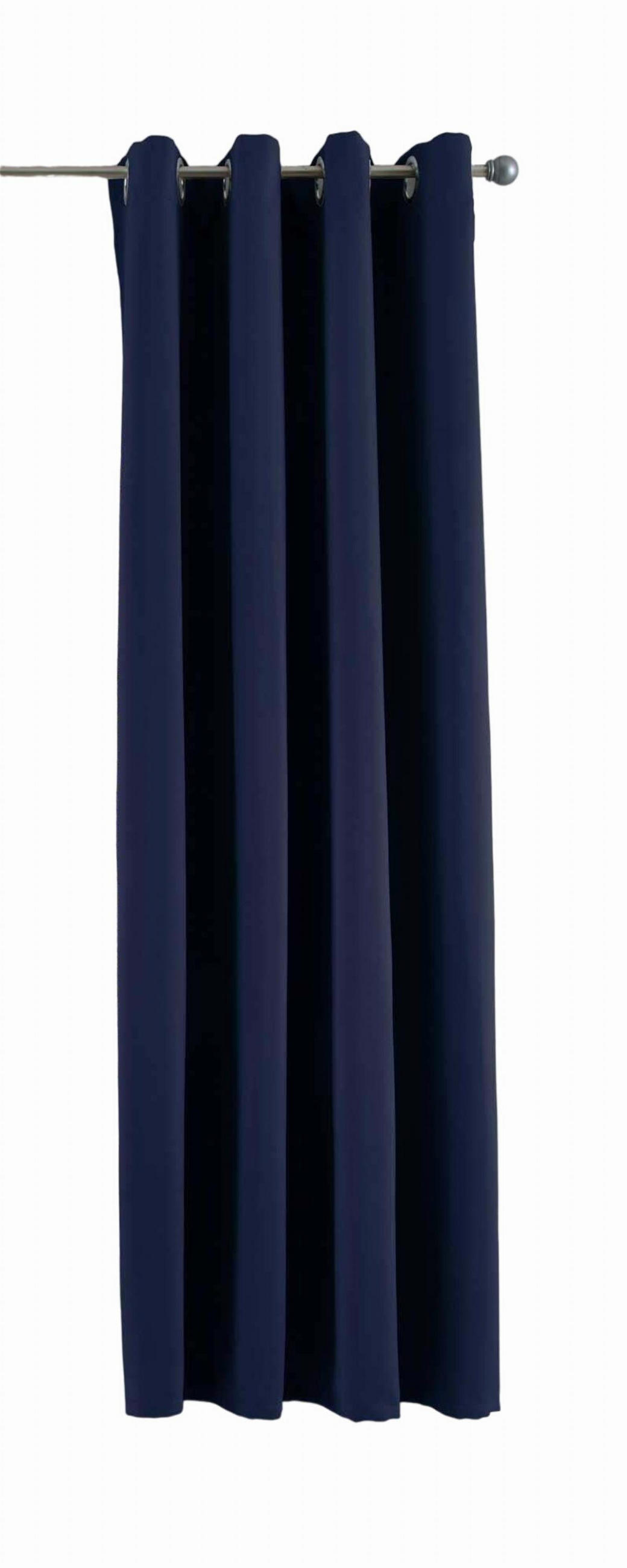 Gardinenbox Vorhang Blau 140x160 cm