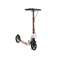 KINDERROLLER Spooky klappbar weiß bis 100 kg, Bremse, Stoßdämpfer vorne, ABEC-7 - Weiß, Metall (85/40/95cm)