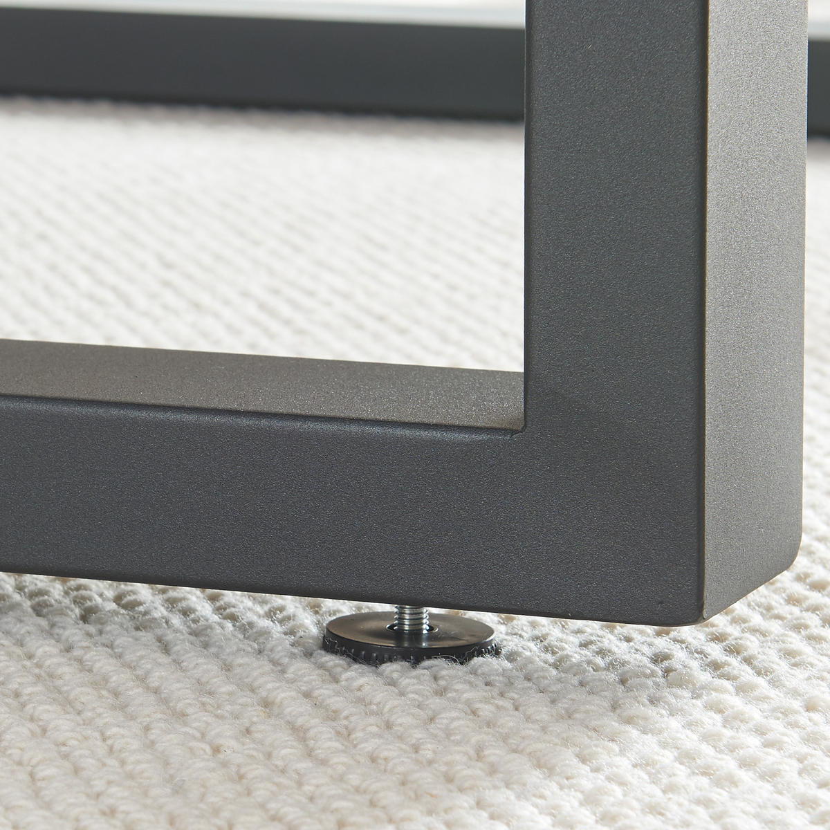 TISCHGESTELL-SET 2 TLG. Makers - Schwarz, Metall (64/40/10cm) - [en.casa]