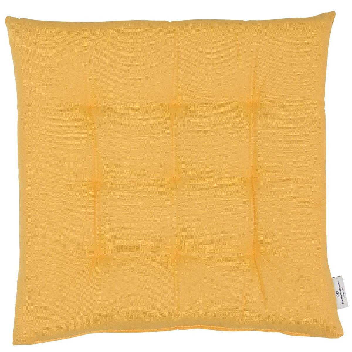 SITZKISSEN MIT 9 PUNKT-STEPPUNG DOVE - Sahara, Textil (40/40/5cm) - Tom Tailor