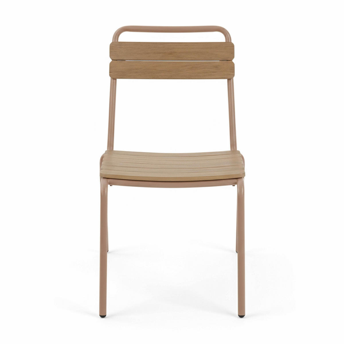 GARTENSTUHL, Mokkafarben - Braun, Metall (80/82/59cm) - Oviala