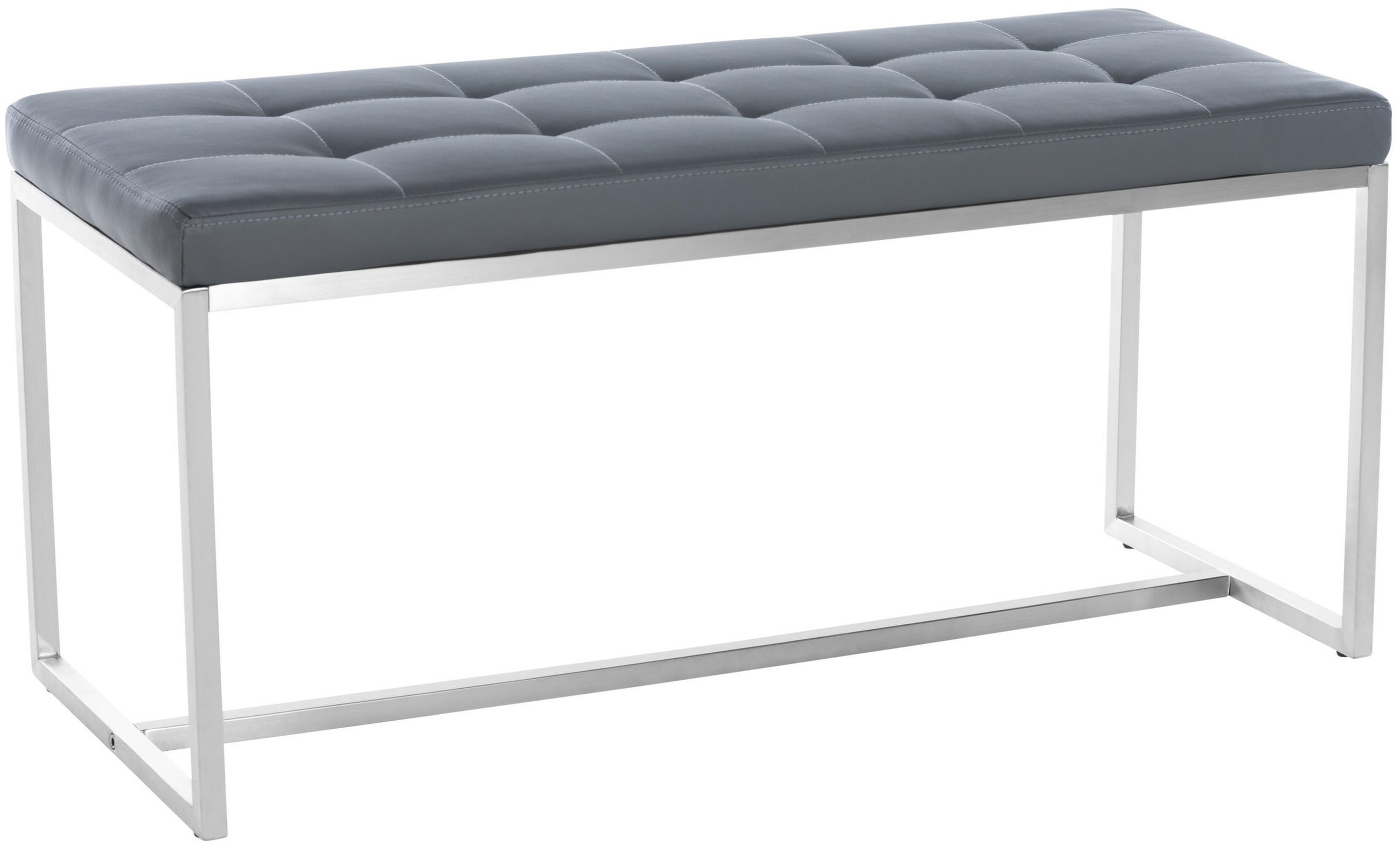 Deluke Sitzbank Grau 100x48x40 cm