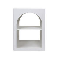 NACHTTISCH Nerina 40/30/55 cm mit 1 Ablage - Weiß, Holzwerkstoff (40/55/30cm) - Mobili Rebecca