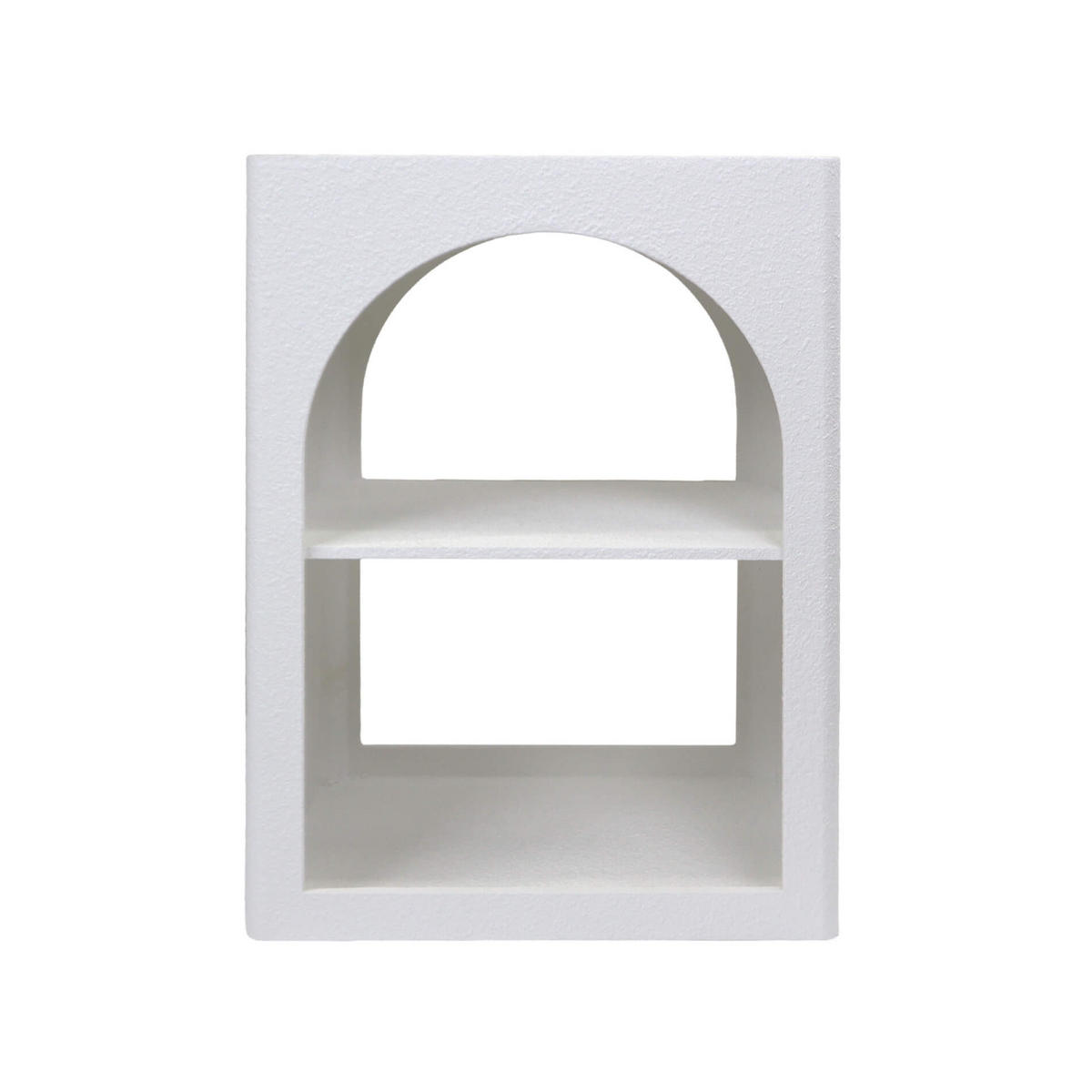 NACHTTISCH Nerina 40/30/55 cm mit 1 Ablage - Weiß, Holzwerkstoff (40/55/30cm) - Mobili Rebecca