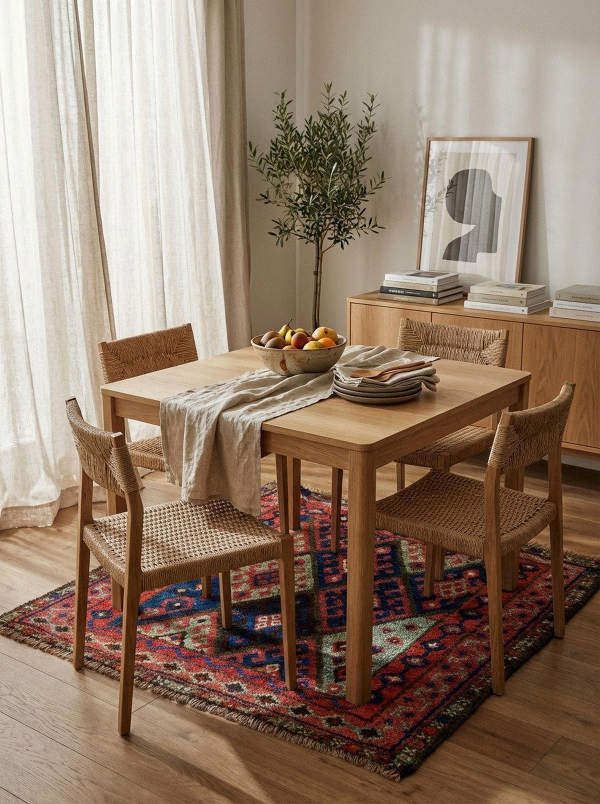 TEPPICH Gashgai Mehrfarbig 62/66 cm Schurwolle - Multicolor, Textil (66/62cm) - Looma