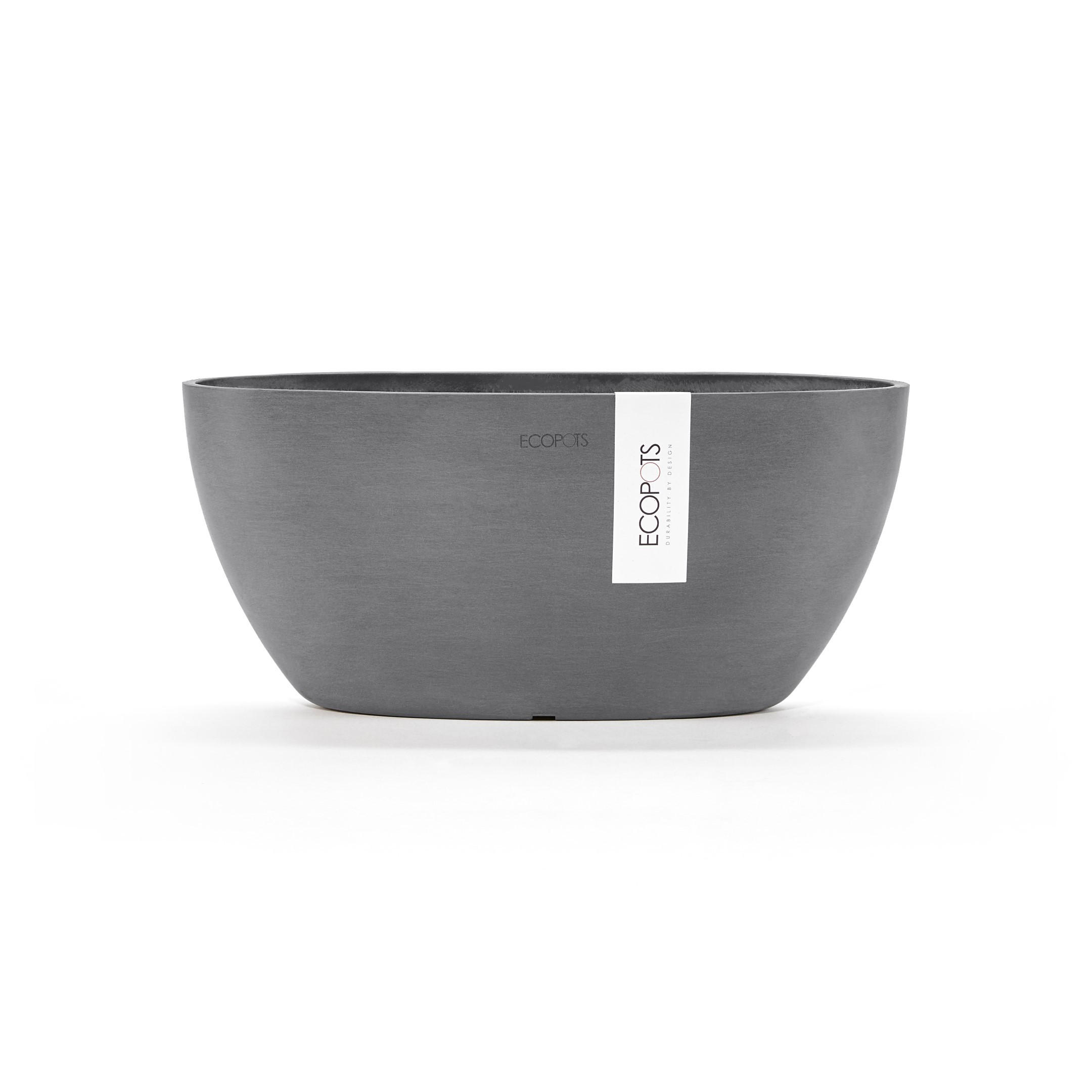Ecopots Blumentopf Grau 13.5 cm