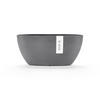 BLUMENTOPF Sofia 29,5/13,5 cm Grau - Grau, Kunststoff (29.5/13.5cm) - Ecopots