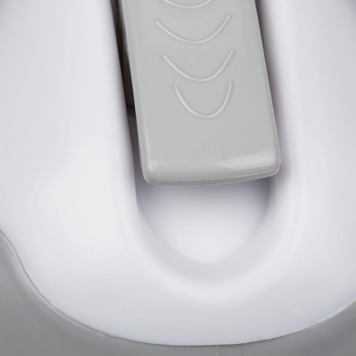 2xSAUGGRIFF - Weiß, Kunststoff (10/7.5/29.5cm) - Relaxdays