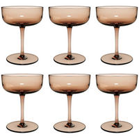 SEKTSCHALEN / DESSERTSCHALEN Like Glass Clay 100 ml 6er Set - Braun, Glas (0.1L) - like.Villeroy & Boch