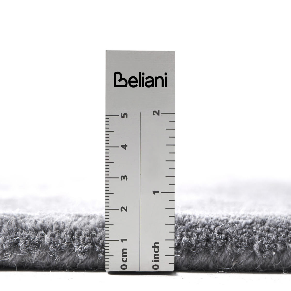 TEPPICH Grau 160/160 cm Wolle Mysuru - Grau, Textil (160/160cm) - Beliani
