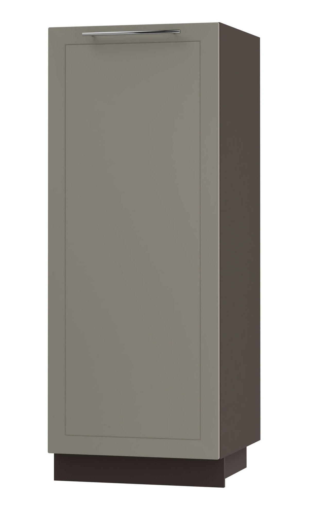 GESCHIRRSCHRANK Kvantum D5D/60/154 Beige Matt / Lava Matt 60 / 59 / 154cm - Dunkelgrau/Beige, Holz/Holzwerkstoff (60/154/59cm) - Feldmann-Wohnen