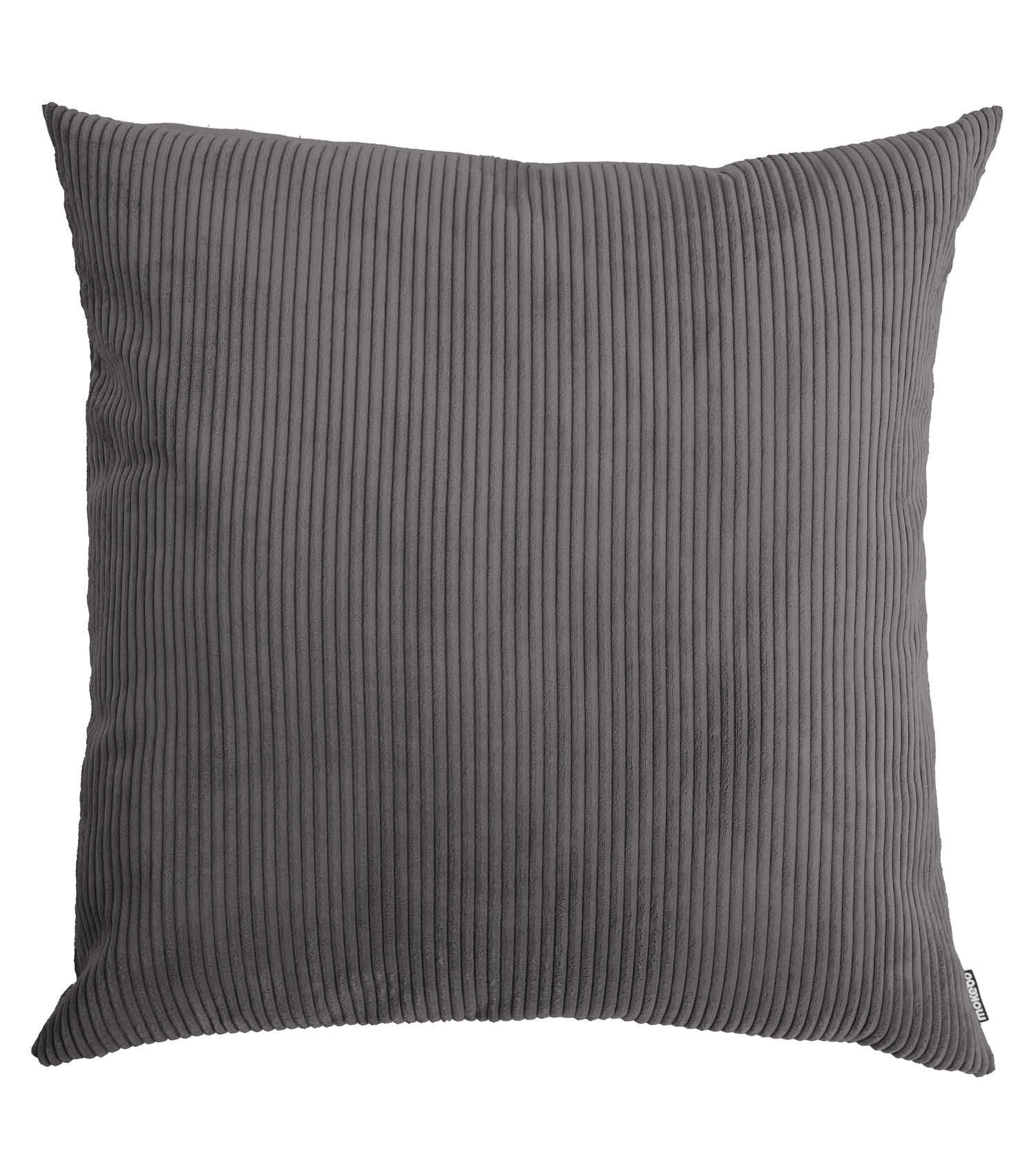 SOFAKISSEN Das Anschmiegsame - Anthrazit, Textil (90/10cm) - Mokebo