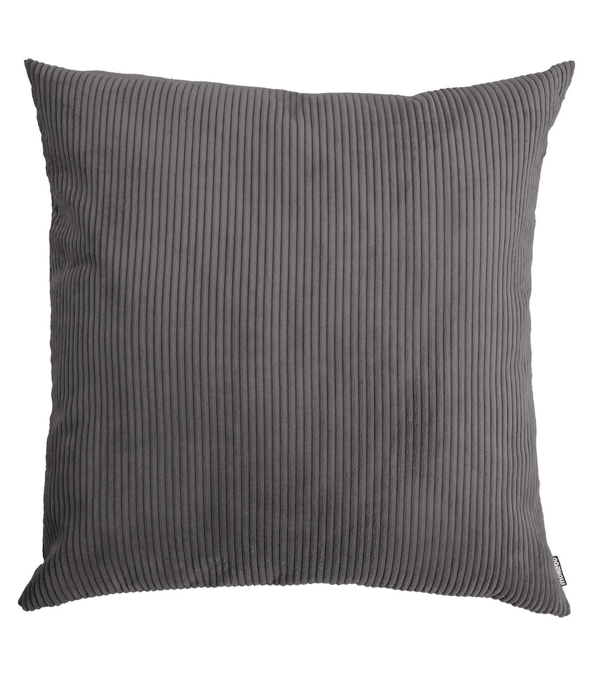 SOFAKISSEN Das Anschmiegsame - Anthrazit, Textil (90/10cm) - Mokebo