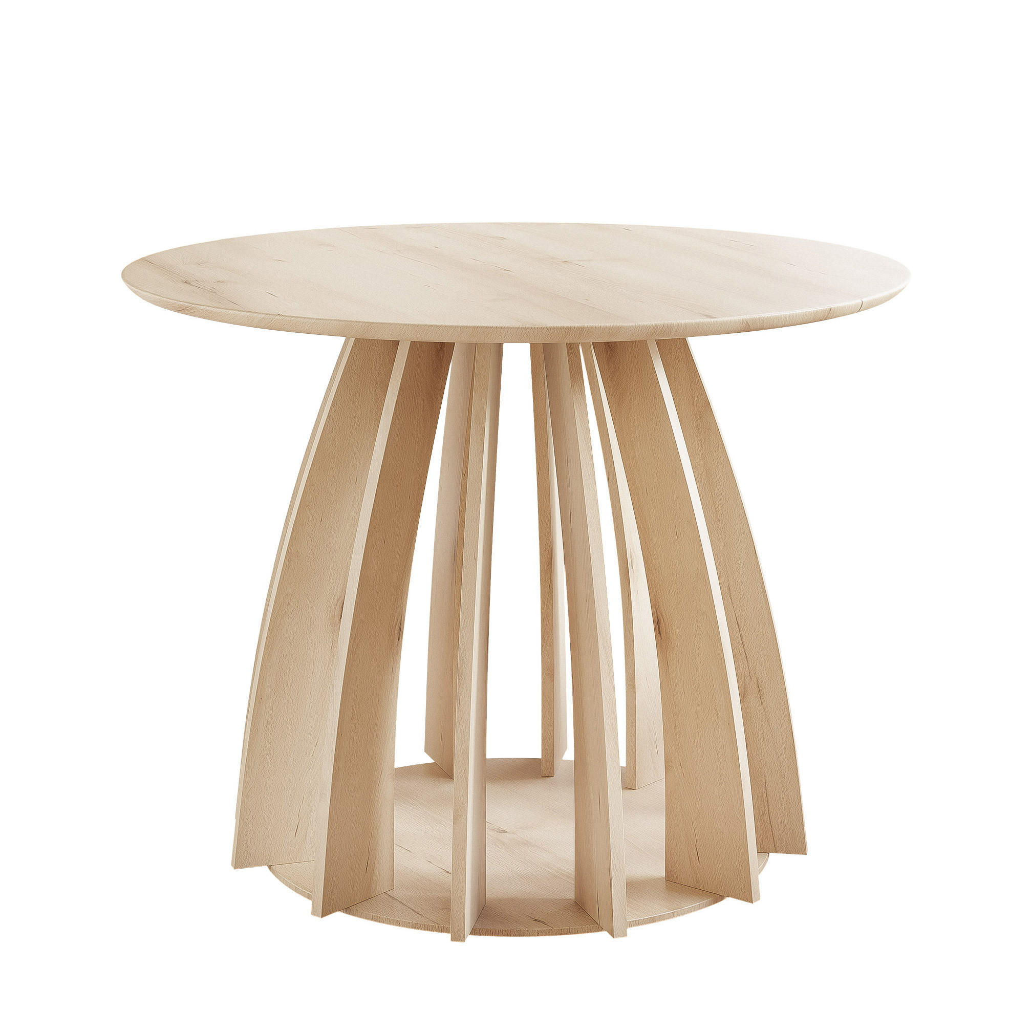ESSTISCH VENO 100/76 cm Scandic-Buche - Buchefarben, Holzwerkstoff (100/100/76cm) - Idohome