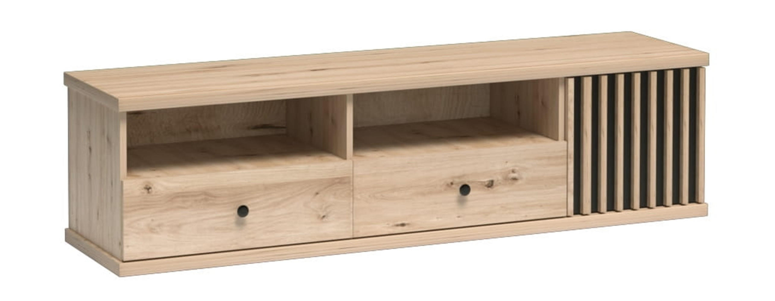 TV-SCHRANK CALI C-6 - Eiche Artisan, Holzwerkstoff (160/43/41cm) - Meblini