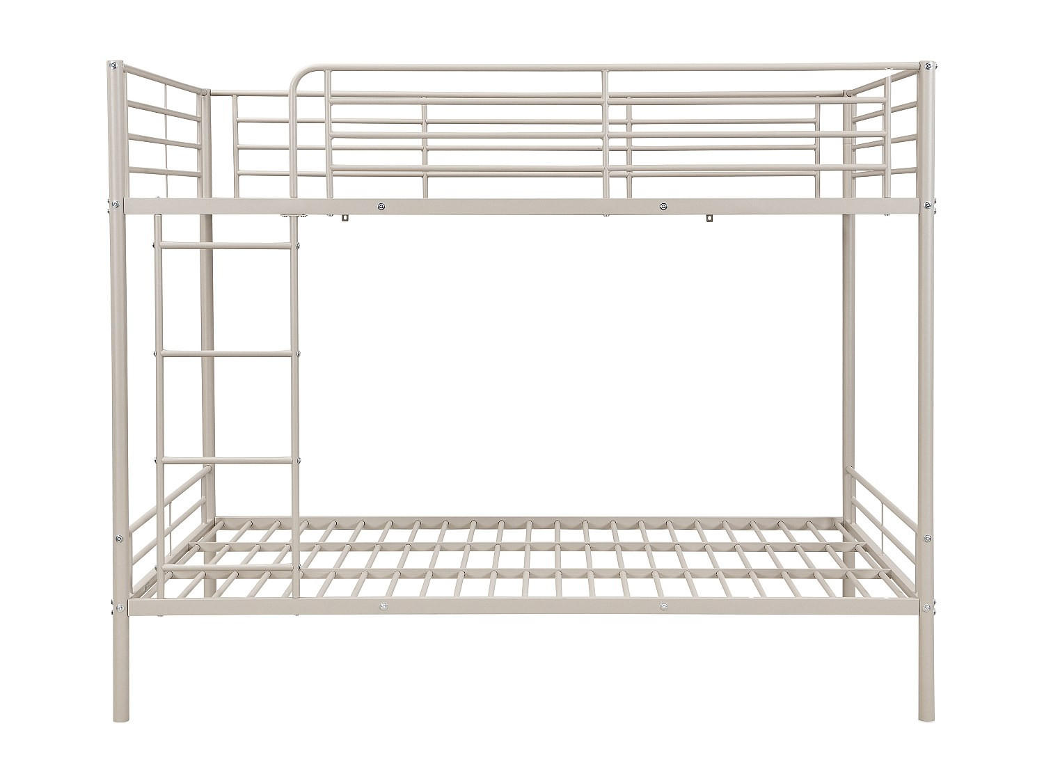 ETAGENBETT - 1 Person - Metall, Metall - Beige - - Beige, Metall (120/190cm) - Vente-Unique