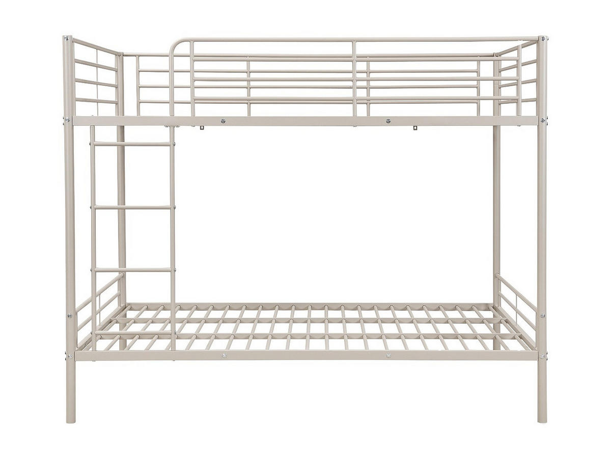 ETAGENBETT - 1 Person-Sitzer - Metall, Metall - Beige - - Beige, Metall - Vente-Unique