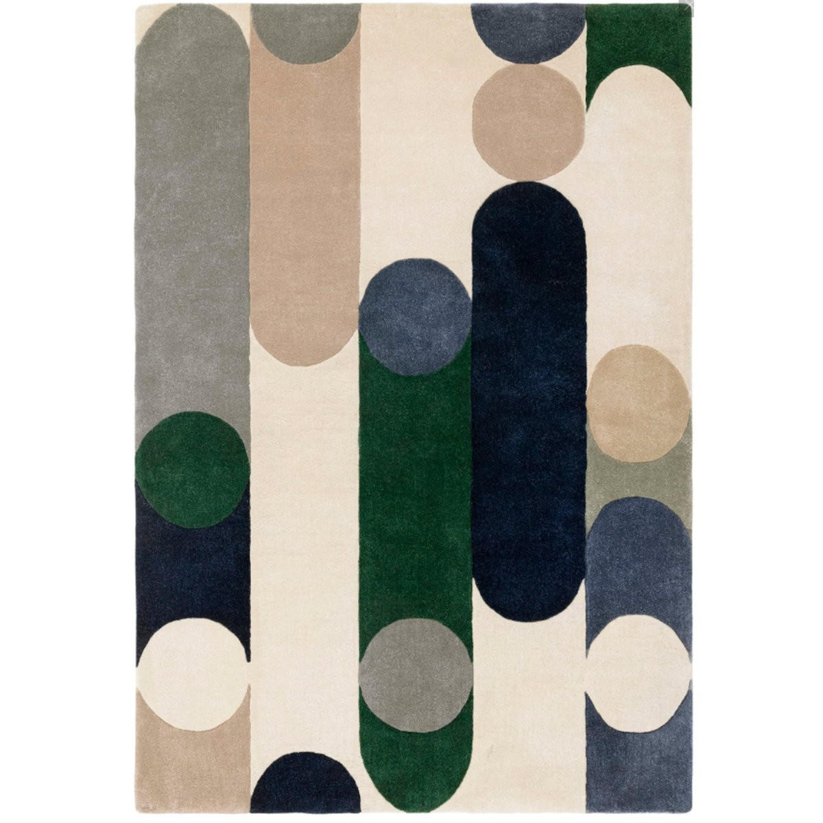 TEPPICH modern Design CODY Blau 120 x 170 cm - Blau, Textil (120/170cm) - Novatrend