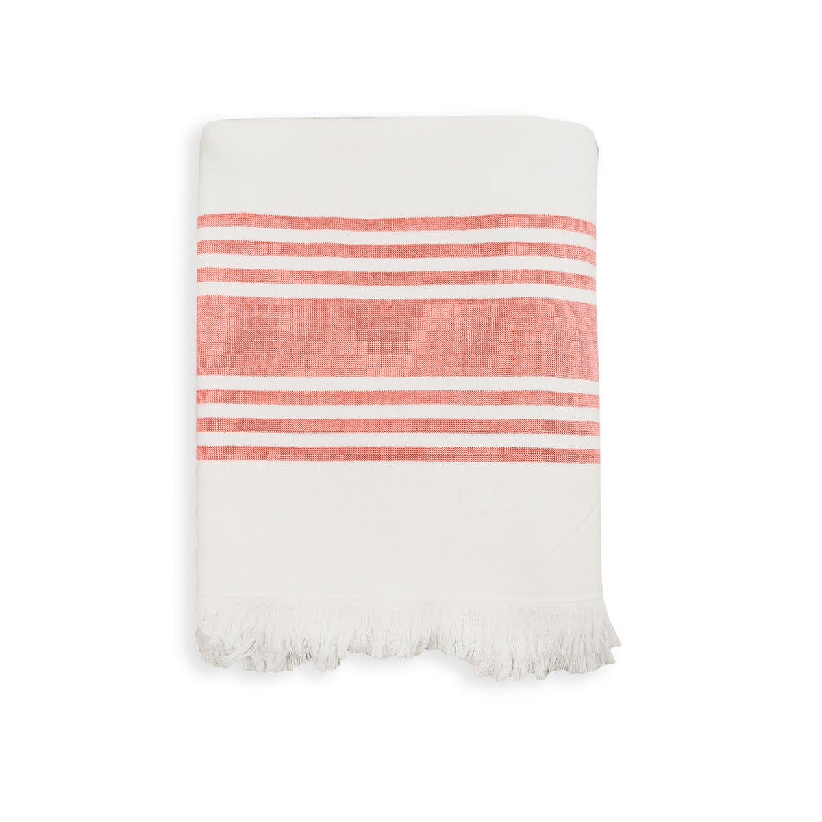 HAMAMTUCH mit Frotteefutter Karabuk Mandarine 90x160 400g/m² - Orange, Textil (90/160cm) - LE COMPTOIR DE LA PLAGE