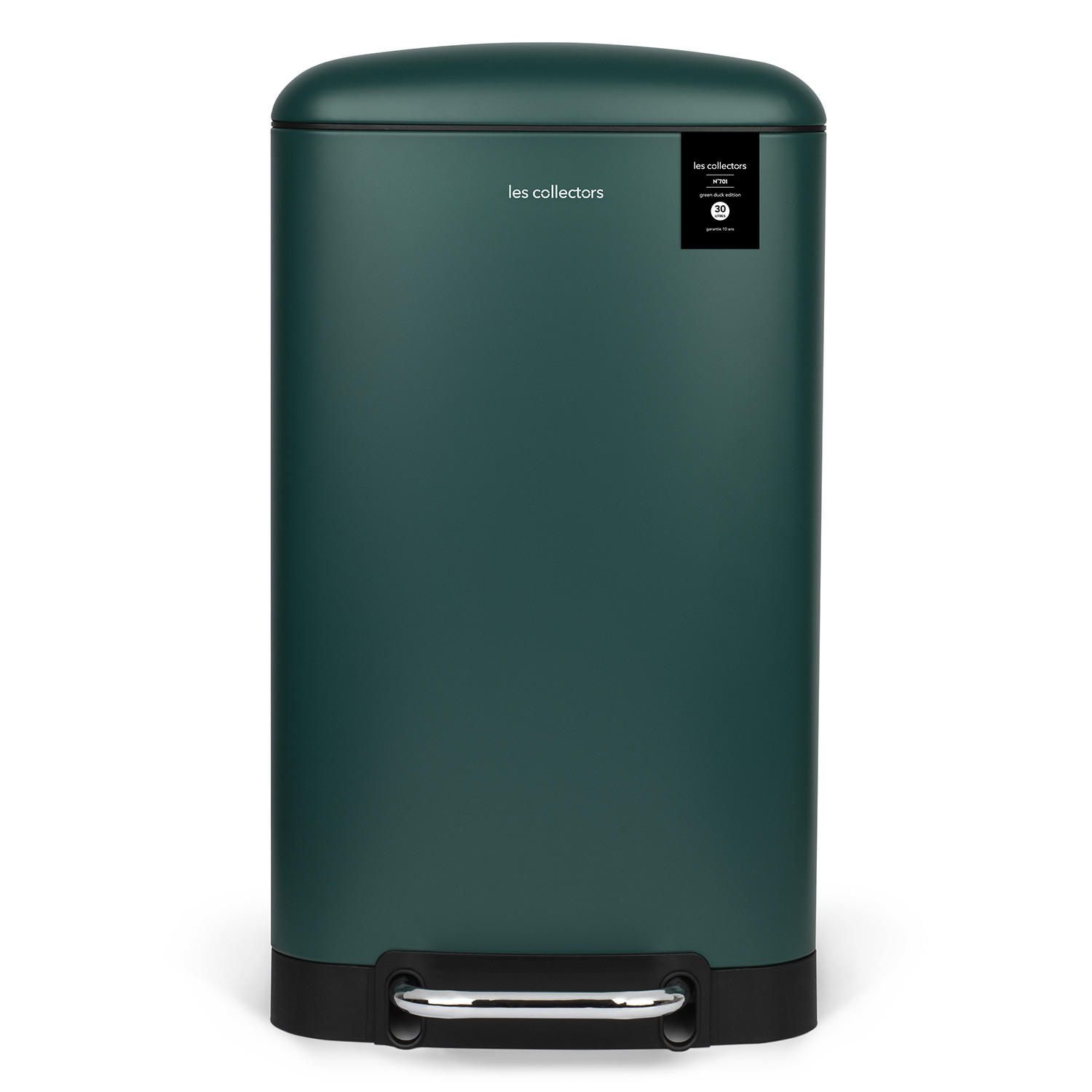 TRETMÜLLEIMER 30L - green duck edition N°701 - Grün, Metall (34/61.5/32.5cm) - Les Collectors