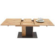 ESSTISCH in Holz 160-200/90/75,4 cm  - Eichefarben/Anthrazit, Natur, Glas/Holz (160-200/90/75,4cm) - Waldwelt