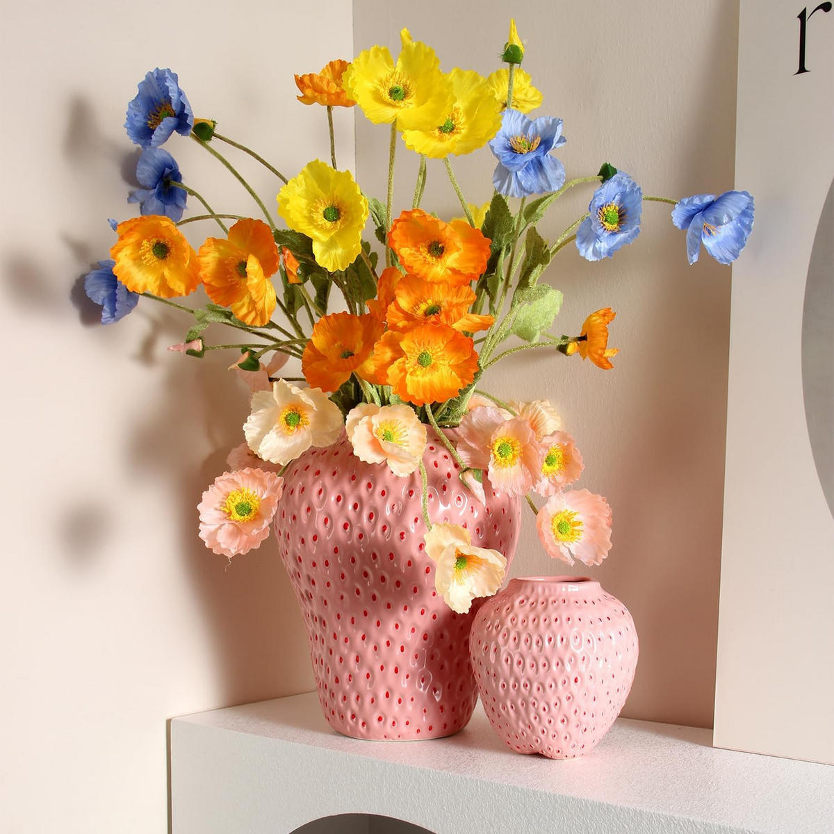VASE Keramik - Pink, Metall (13cm) - LIBRATON