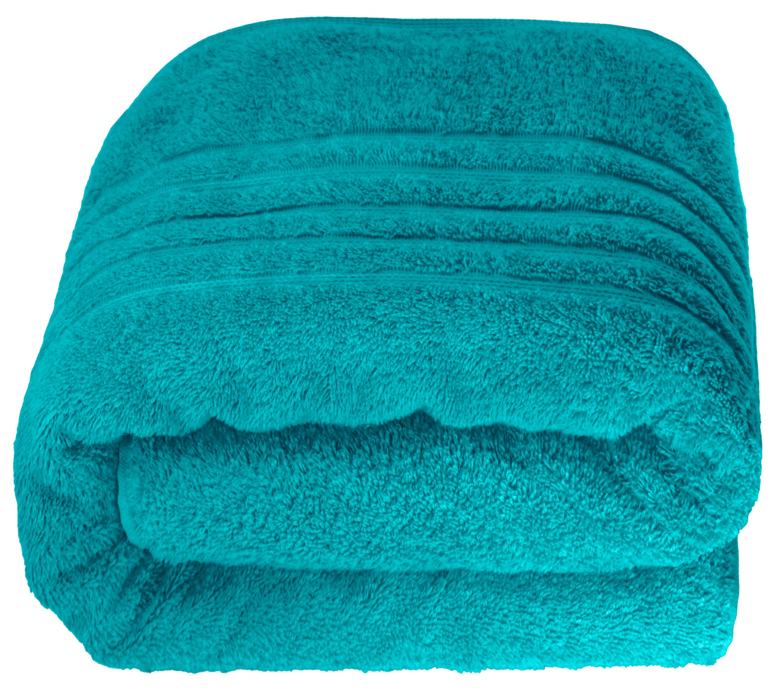 BADETUCH London Nautic Grün 100x200 cm - Smaragdgrün, Textil (100/200cm) - Lashuma
